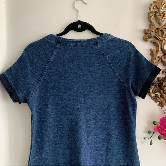 BLUE SHIRT DRESS - Picture 5 of 11